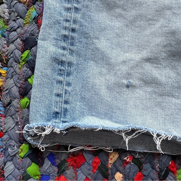 American Eagle Light Wash Jorts Blue Jean Cutoff Denim Shorts Women’s Size 30 - Picture 6 of 16